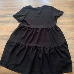 Boho black dress
